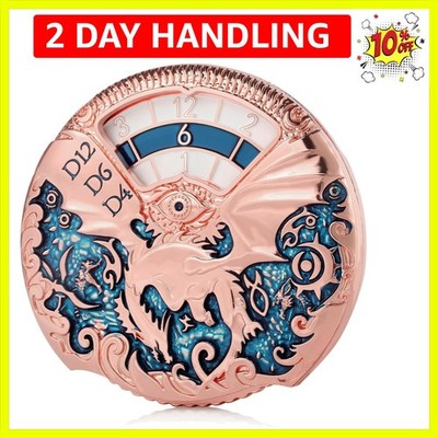 Dragon Roulette Metal Spinner Dice 7-in-1 Spinning DND Dice Set with Gorgeous...