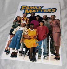Reginald Veljohnson Signed 12x18 Photo Family Matters