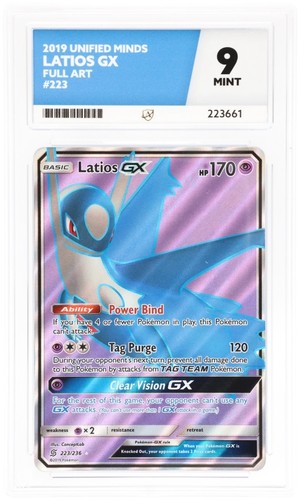 Latios-GX graded ACE 9 for sale on eBay