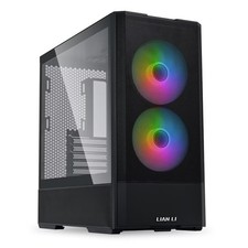 Lian Li LANCOOL 207, Black, Mid Tower Chassis w/ Tempered Glass Window, PC Case