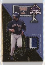 2002 Flair Jersey Heights Hot Numbers Patch 74/100 Edgardo Alfonzo Patch 7xr