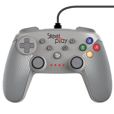 Switch Steelplay - Wired Controller Classic SN Grey /Switch (UK IMPORT) Game NEW
