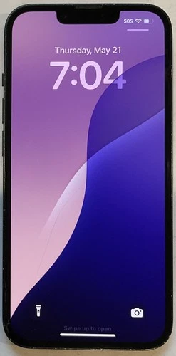 CRACKED DIGITIZER & BACK, GSM UNLOCKED MIDNIGHT iPhone 14, 128GB A2649 MPUA3LL/A