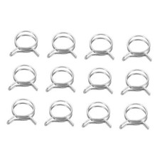 Double Wire Fuel Line Hose Clips 28mm ID 28-32mm OD, 12Pcs 28-32mm OD, 28mm ID
