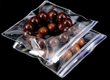 Pack of 20 PVC Clear Plastic Zip Lock Bags Storing Watches Pouch Case 11X11cm