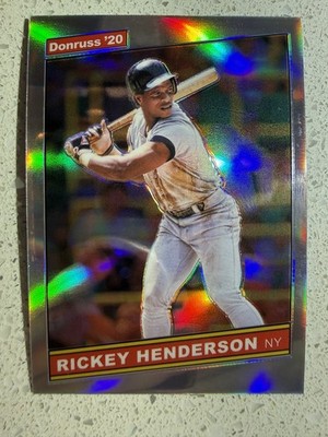 2020 Panini Donruss Optic - Retro 1986 Rickey Henderson #R86-4 Holo Prizm HOF
