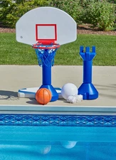 Aqua Select® 2-in-1 Basketball / Volleyball Game In-ground