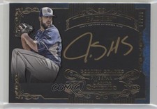 2015 Topps Five Star Golden Graphs Blue 12/20 James Shields #GG-JSH Auto 6t7