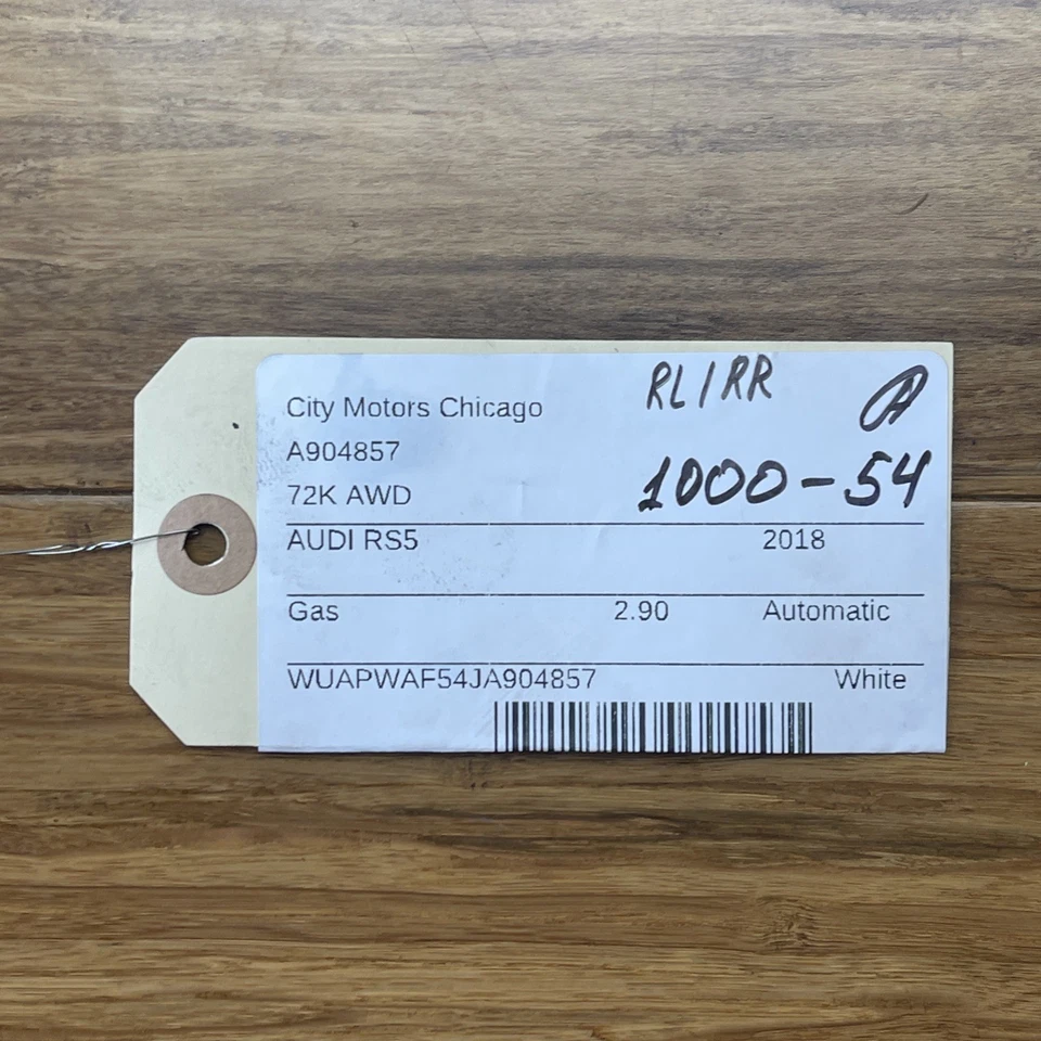 Комплект задних левых и правых тормозных дисков с ротором 2018-2024 Audi RS5 F5 2 72 тыс. миль от оригинального производителя - Изображение 2 из 4