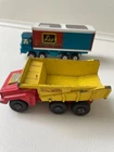 Vintage 1971 Lesney Matchbox Superkings Scammell Lep K-14, !973 K4 Big Tipper