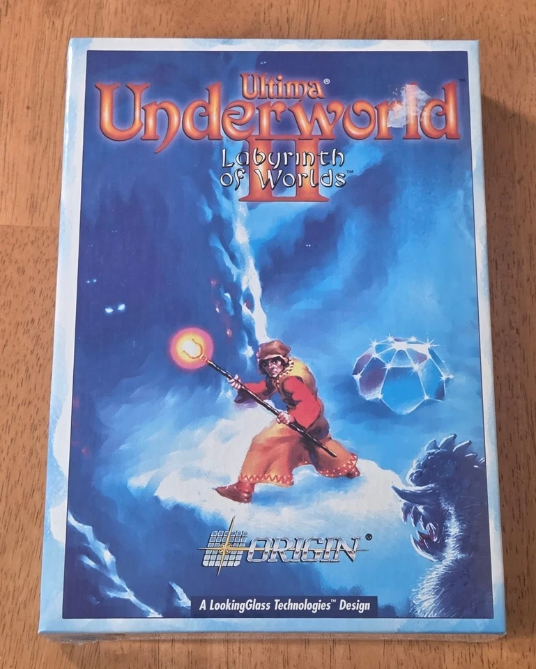 New Sealed Ultima Underworld II Labyrinth Worlds IBM PC Big Box Game 3.5" CIB - Image 3 of 4