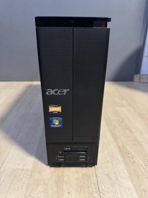 Acer Aspire Mini PC - AMD Athlon II x4 640 - 4 GB RAM - 250 GB HDD - Windows XP