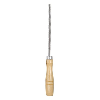 Wood Rasp File 6 Inch Steel Round Rasp File with Wooden Handle