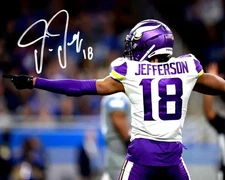 Justin Jefferson Minnesota Vikings 8x10 Reprint