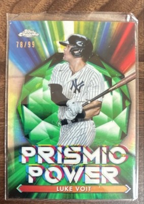 2021 Topps Chrome - Prismic Power Luke Voit #PP-10 Green Refractor /99