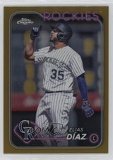 2024 Topps Chrome Gold Refractor 28/50 Elias Diaz Elias Díaz #287 mi7