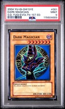 2004 SYE YU-GI-OH! STARTER DECK YUGI EVOLUTION 1ST ED #001 DARK MAGICIAN PSA 9