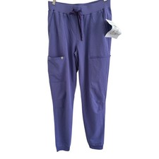 Fabletics Womens Medium Tall On Call Scrub Joggers Purple Wisteria READ
