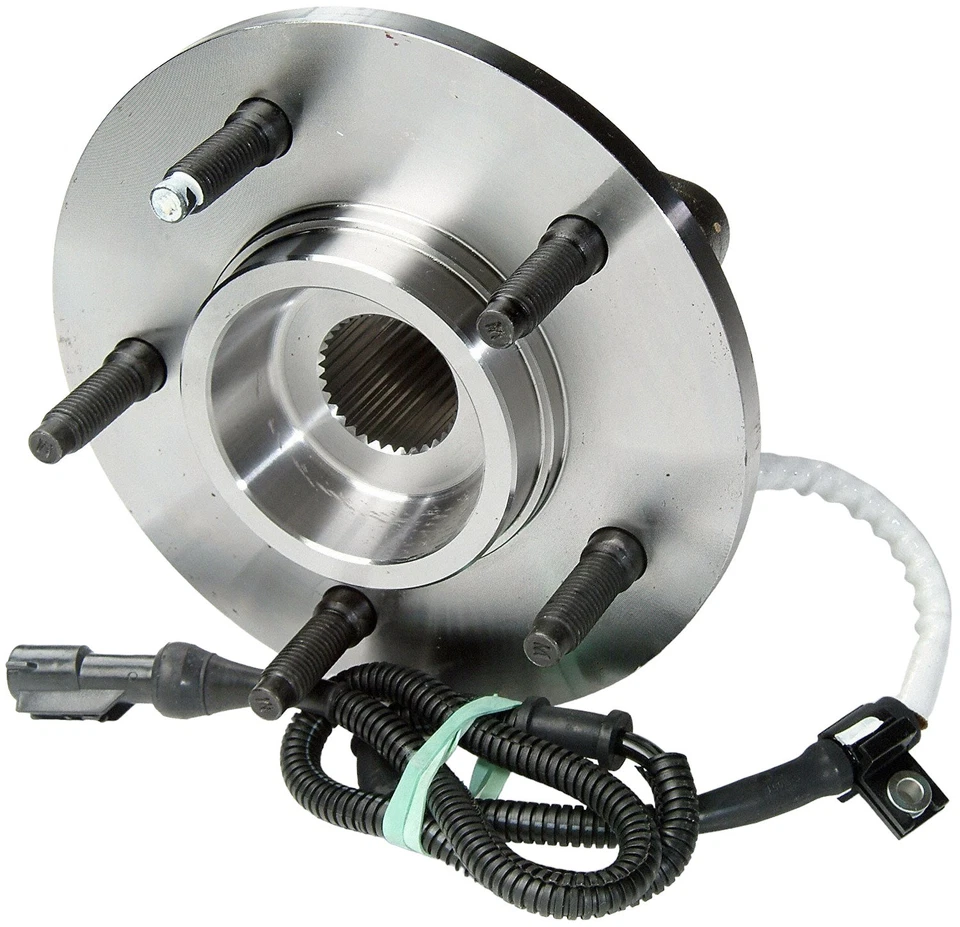 Conjunto de cojinete y buje de rueda delantera MOOG para Ford Expedition 1997-2000 4x4 Foto 3 de 3