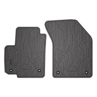 FußMatten Gummimatten Antirutsch FüR Fiat Sedici 2005-2014 1.Reihe Schwarz 2 Tlg