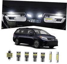 AWALITED 15pcs Sienna Interior LED Lights Kit Super Bright LED Map Dome Light 