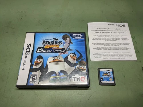 Penguins of Madagascar: Dr. Blowhole Returns Nintendo DS Complete in Box