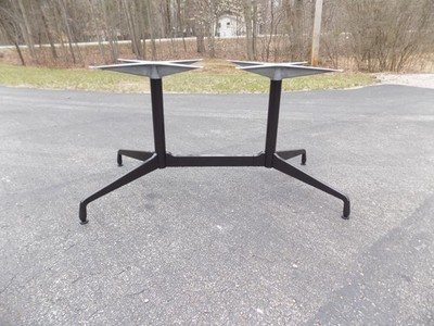 Vintage Herman Miller Charles Eames Segmented Dining Table Base Original Black