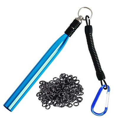Wacky Rig Tool, AngelköderRigs, 70 Stück WurmORinge, Wacky Worm Kit für Senko...
