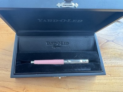 Yard O Led Esprit Taschenfüller in Rosa und Sterling Silber - England