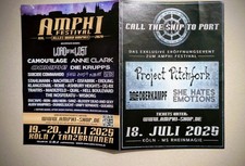 Amphi Festival Call The Ships To Port  E-Tropolis Unter schwarzer Flagge Flyer 