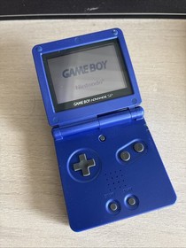 Nintendo Game Boy Advance SP Handheld Game Console AGS-001 Cobalt Blue