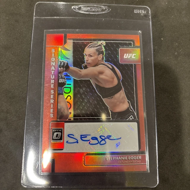 Stephanie Egger 2023 Donruss Optic UFC Signature Series Red Autograph 31/199