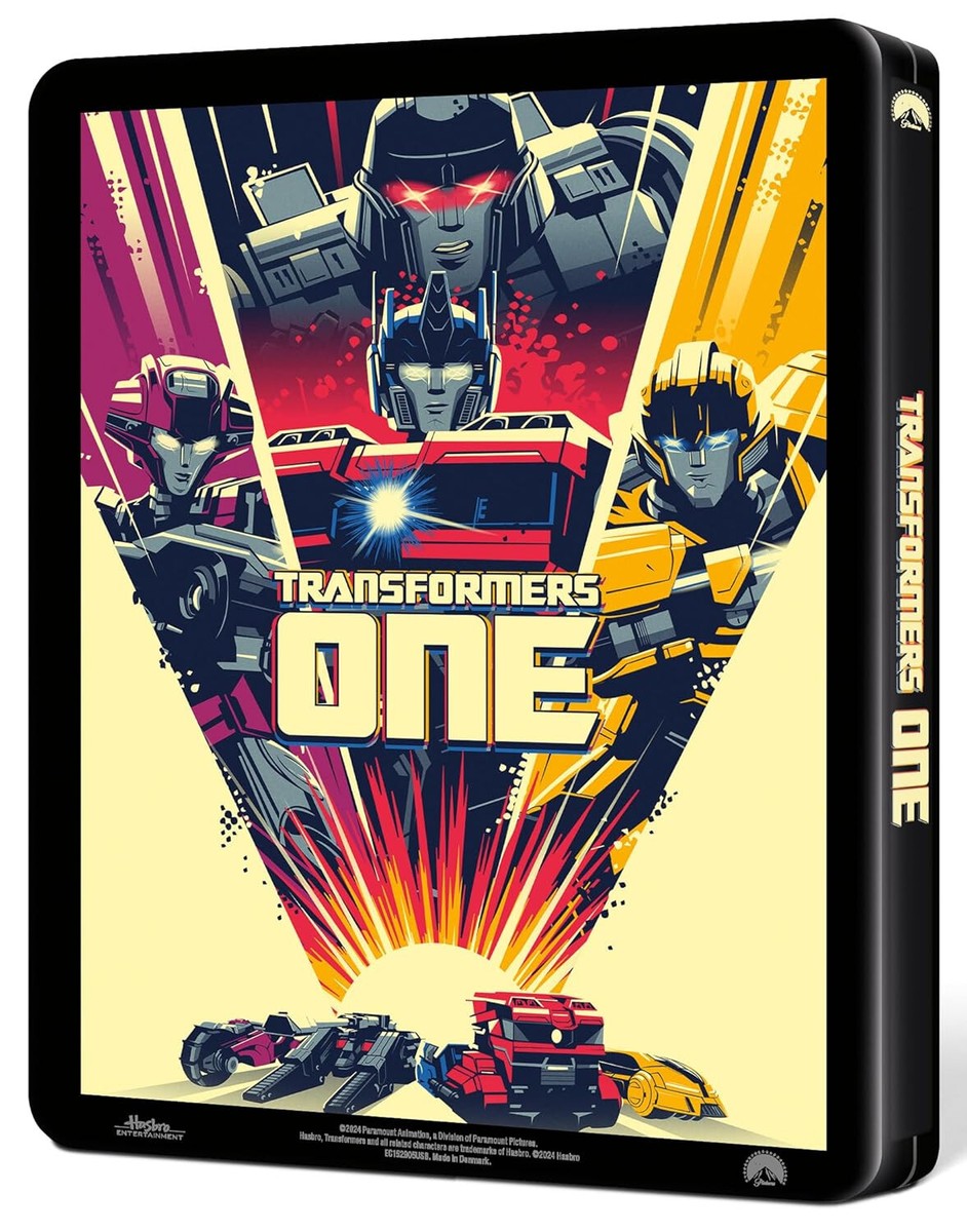 Transformers One (4K UHD + Blu-ray Steelbook) New & Sealed