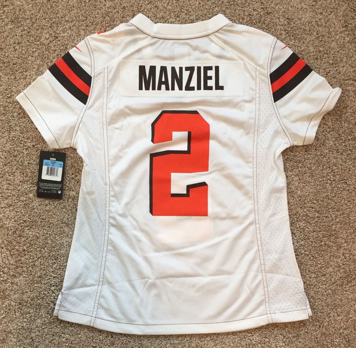 Johnny Manziel Cleveland Browns Nike Women's Game Jersey. U
