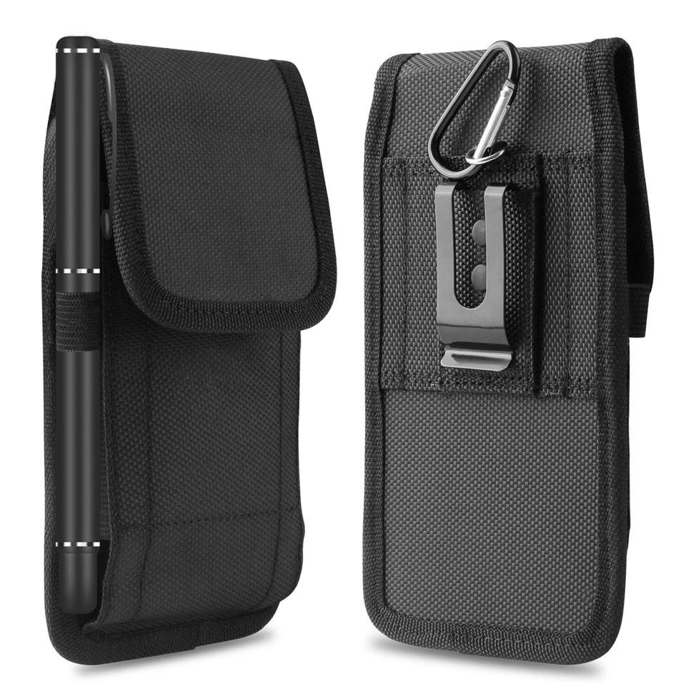 Cell Phone Holster Vertical Carrying Belt Clip Case Pouch Cover For Smart Phone - Image 2 of 4