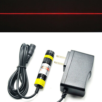 650nm 50mW Line Red Laser Module for Industrial Lab Align Positioning 5V 16*68mm
