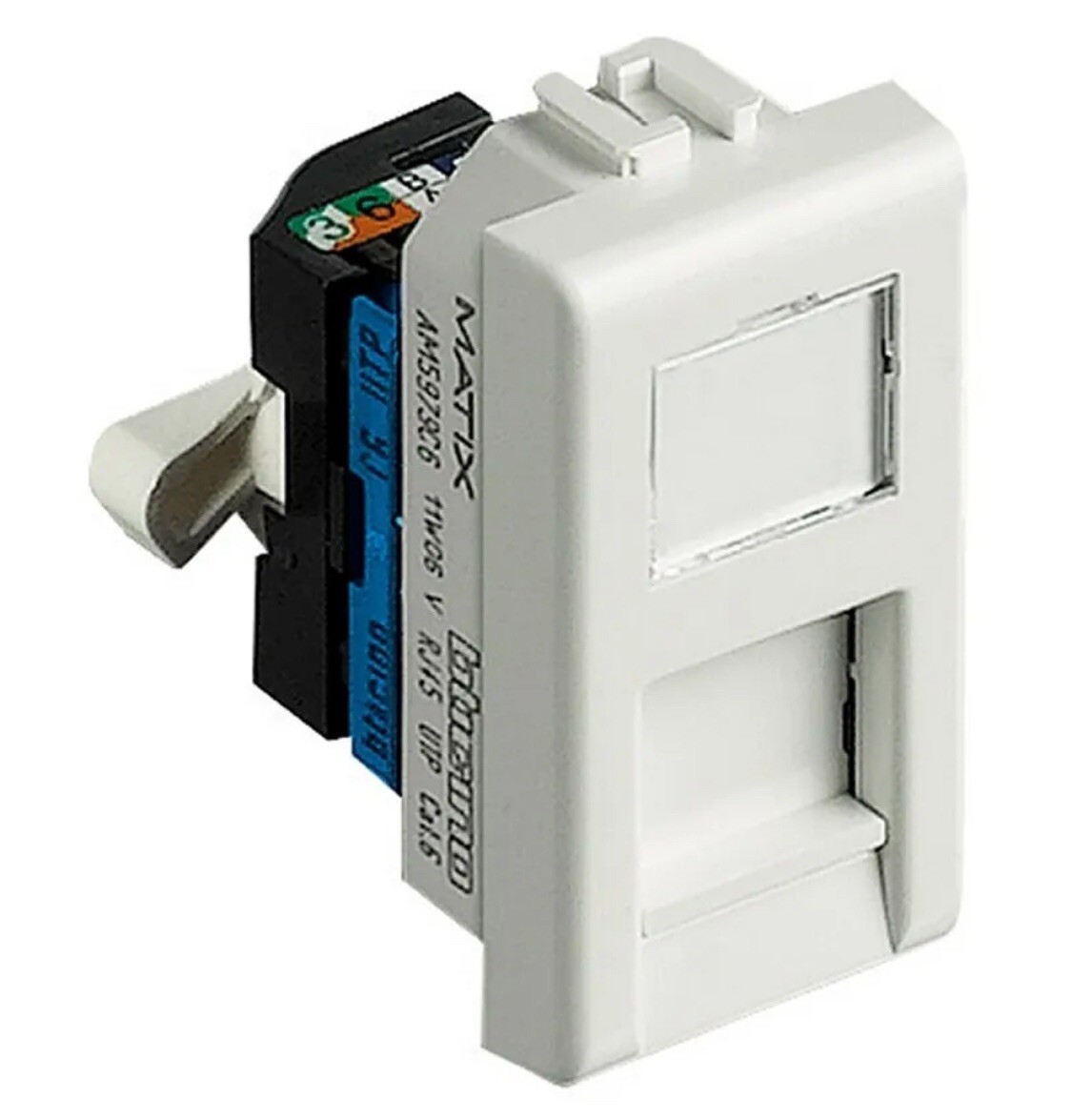 BTICINO MATIX CONNETTORE PRESA DATI RJ45 CAT 6  AM5979C6 UTP TOOLLESS