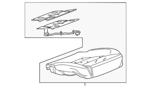 Kit de sensor de detección de ocupantes genuino GM 2016-2020 Chevrolet Impala 84433057 Foto 3 de 4