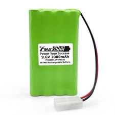 Model Racing RC Car Ni-MH 9.6V 2000mAh Rechargeable Battery White Connector