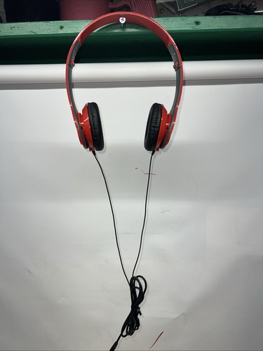 Bacardi Rum Over the Head Headphones Red Promotional Item