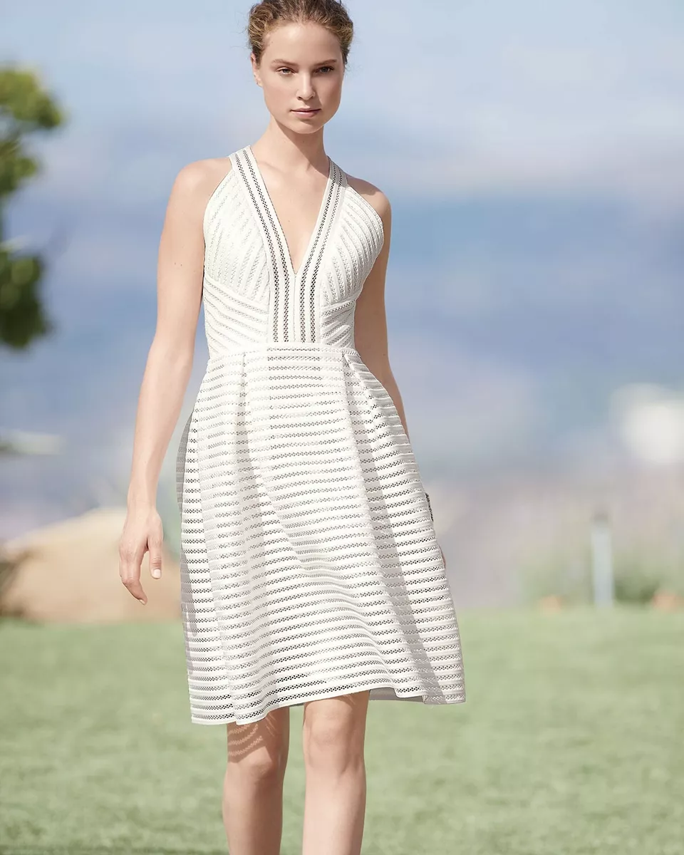 Carmen marc 2025 valvo white dress