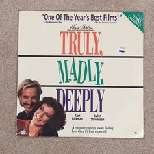TRULY, MADLY, DEEPLY Laserdisc LD BRAND NEW SEALED VERY RARE ALAN RICKMAN STARS