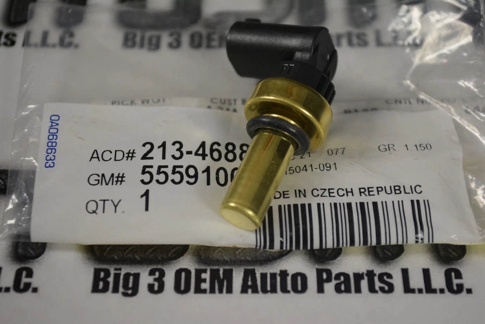Sensor de temperatura de refrigerante sónico Buick Encore Chevrolet Trax nuevo OEM 55591002 Foto 3 de 3