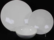 Jars France Poeme Neige Snow Set of Dinner Plate Salad Plate and Fruit Bowl