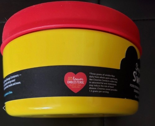Nuova ciotola snack Cheerios Swell acciaio inox 16 oz RARA giallo rosso - Foto 5 di 9