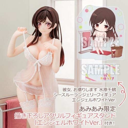 1/6 Rent-A-Girlfrien Chizuru Mizuhara see-through lingerie Angel White AmiAmi Ex