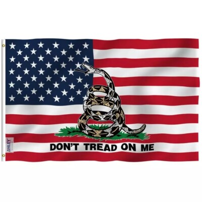 3x5 USA Flag Dont Tread on Me FAST SHIP