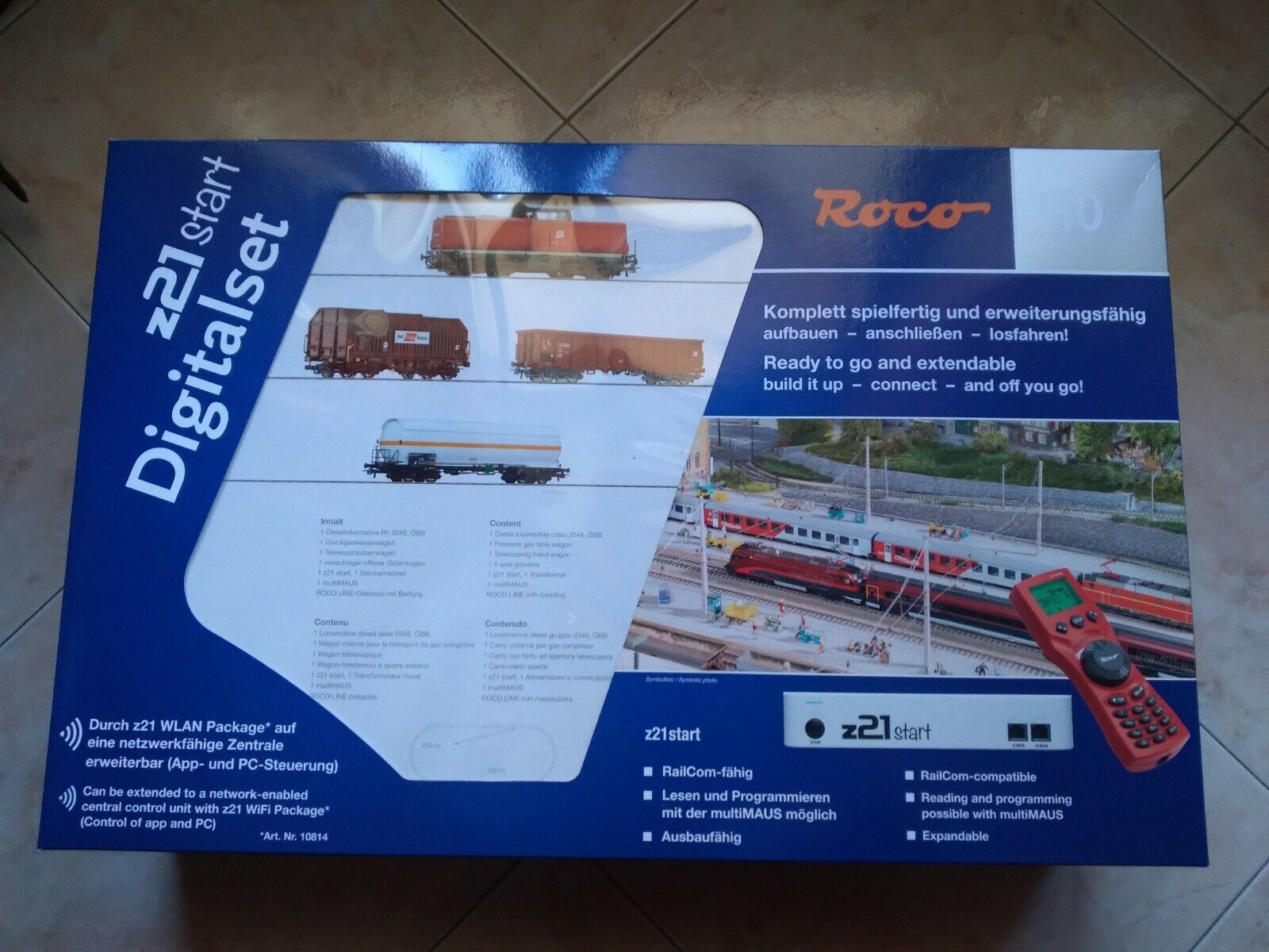 ROCO 51322 - digital start set z21 diesel locomotive group 2048 freight  train ÖBB 9005033513221 | eBay