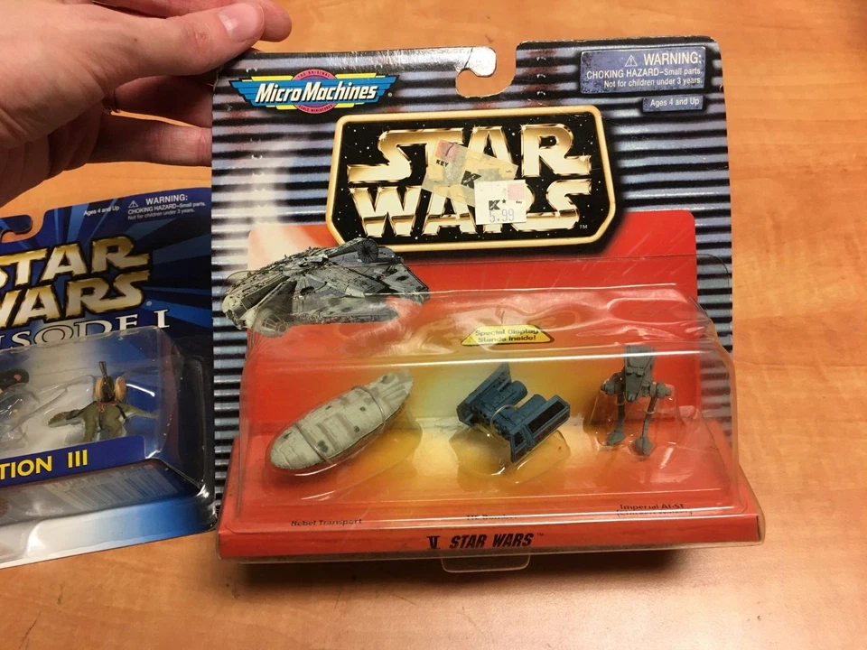 Lot of 3 Star Wars Episode I Micro Machines Vehicles Galoob 1995 - Image 3 of 4