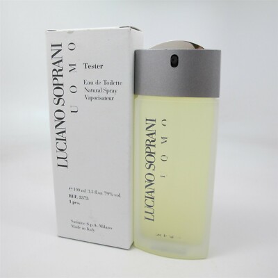 香水(男性用) LUCIANO SOPRANI UOMO 100ml LUCIANO SOPRANI UOMO 100 ml/3.3 oz Eau de Toilette Spray (T